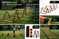 PITCHVEO® 2-in-1 Koordinationsleiter | Agility-Leiter & Trainingshürden
