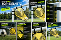 PITCHVEO® Tor-Zielnetz | Trainiere deine Schussgenauigkeit